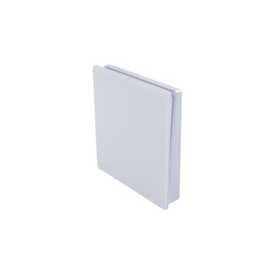 Pluggit Designblende iconVent 200, 218x218x33mm, Weiß
