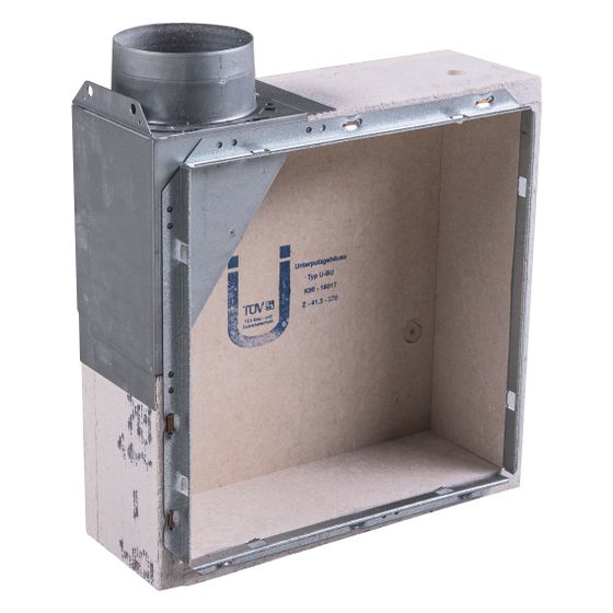 Pluggit Brandschutz-Unterputzgehäuse UBB 255x255x95mm für Kwait KW-ERL-EC, KW-ERL-UBB