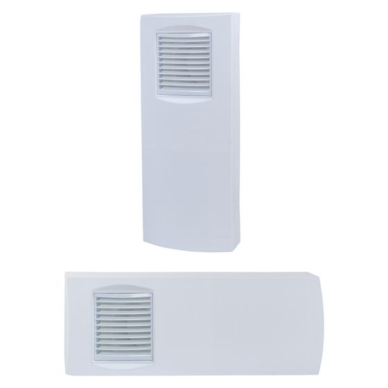 Pluggit Außenwandgitter PluggPlan, 2x90mm, 481x257x50mm, PP-W-1