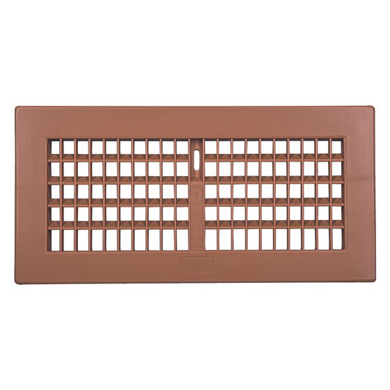 Pluggit Abdeckgitter Standard, 333x165x23mm, ABS, Braun, PL120-braun