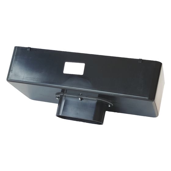 Pluggit Bodeneinbau-Luftauslassset für PK150, 304x140x75mm, ABS, Schwarz, PL180B