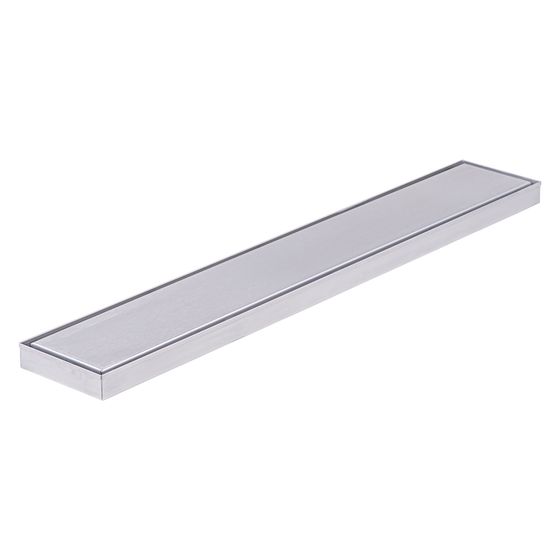 Pluggit Design-Blende PluggLine, 852x140mm, Edelstahl, PL201-1
