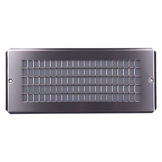 Pluggit Abdeckgitter, 374x164x3mm, Edelstahl gebürstet, PL121