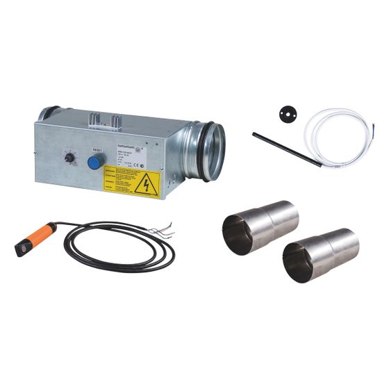Pluggit Vorheizregister-Set, 1.200W, DN 125, 400x227mm, ACHR200