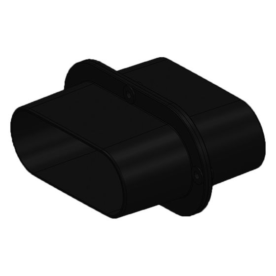 Pluggit Universaladapter UA150, 104x39x85mm, ABS, Schwarz