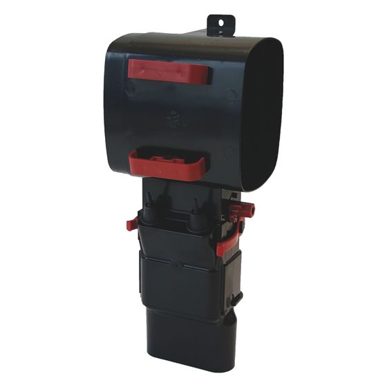 Pluggit Verteilermodul gerade, 355x120x117mm, ABS, Schwarz, VT530