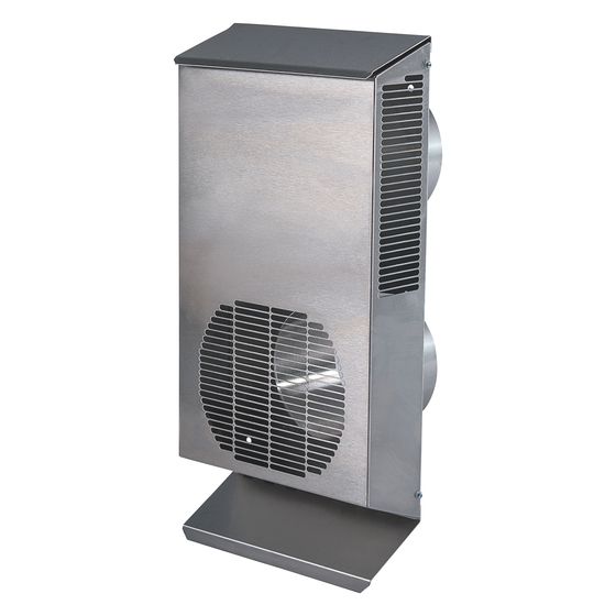 Pluggit Wetterschutzgitter, DN 150, Edelstahl, Achsabstand 230mm, senkrecht, WSG150DS-VA