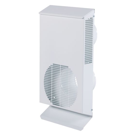 Pluggit Wetterschutzgitter DN 150, Stahlblech, Weiß, 270x557x93mm, WSG150DS