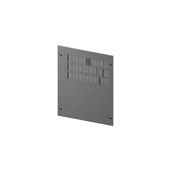 Pluggit Lüftungsblende, 320x320x6mm, Metall, Weiß