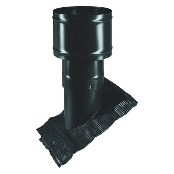 Pluggit Dachhaube, DN 180/DN 150, Stahlblech, Alu-Zinkbeschichtung, Schwarz, DHBS-180