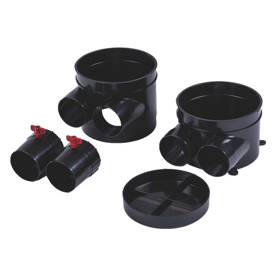 Pluggit Installationsset PKR75, 50 m3/h, DN 150, ABS, EV750