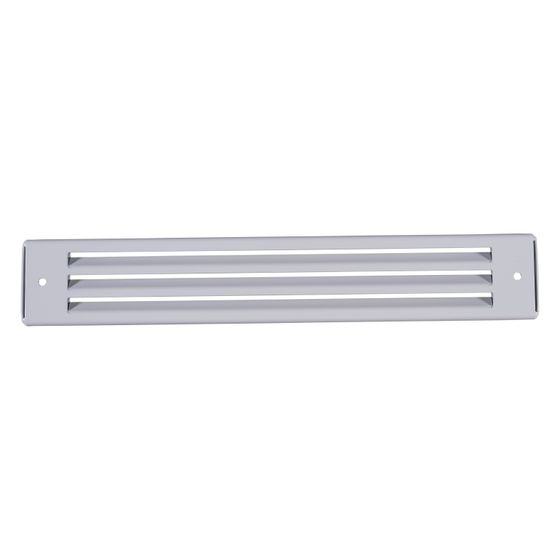 Pluggit Laibungsgitter, 343x57x9mm, Edelstahl, Weiß, ICV170AW