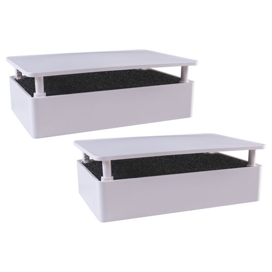 Pluggit Abluft-Luftdurchlass PluggPlan, 190x125x48mm, ABS, Weiß, PP-FBP