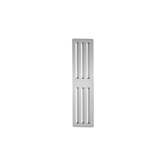Pluggit Laibungs-Lüftungsgitter ZL100D, doppelt, Edelstahl, ZL100LG-VA