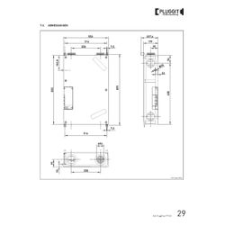 Pluggit Wohnraumlüftungsgerät PluggPlan GH, 550x207,6x850mm, PP-GH... PLUGGIT-PP-GH 8413893054777 (Abb. 1)