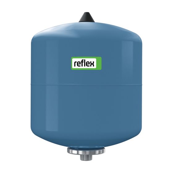 Reflex Refix DE 2 nicht durchströmtes Membran-Druckausdehnungsgefäß blau