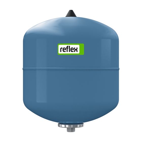 Reflex Refix DE 33 nicht durchströmtes Membran-Druckausdehnungsgefäß blau