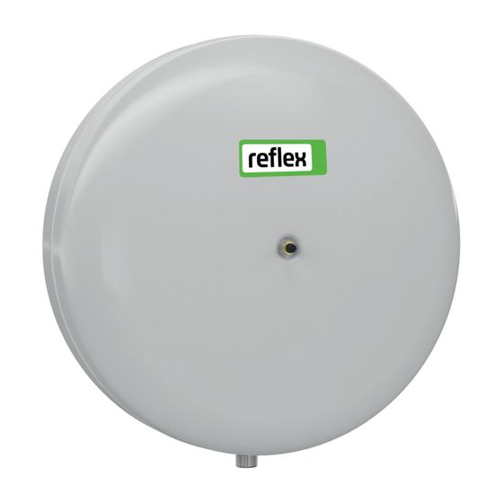 Reflex C 80 Membran-Druckausdehnungsgefäß 3 bar grau für geschlossene Heiz- und Kühlwassersysteme