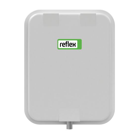 Reflex F 24 Membran-Druckausdehnungsgefäß 3 bar weiß für geschlossene Heiz- und Kühlwassersysteme