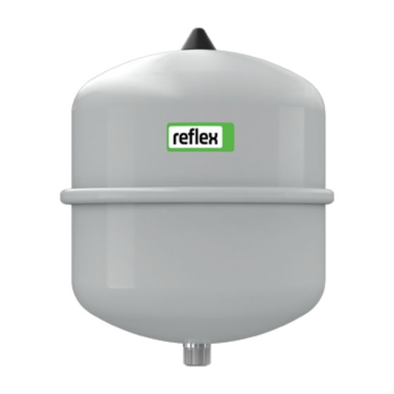 Reflex N 8 Membran-Druckausdehnungsgefäß 4 bar grau