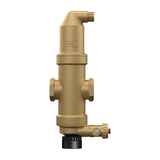 Reflex Extwin Schmutzabscheider, Luft-Mikroblasenabscheider TW 22 M, mit Klemmring und Magnet, 10 bar