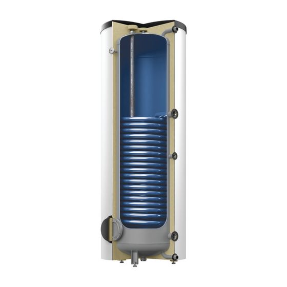 Reflex Storatherm Aqua Heat Pump AH 300/1 Wärmepumpenspeicher, Nenninhalt 279l, 51,5mm, 1 Wärmetauscher, Weiß