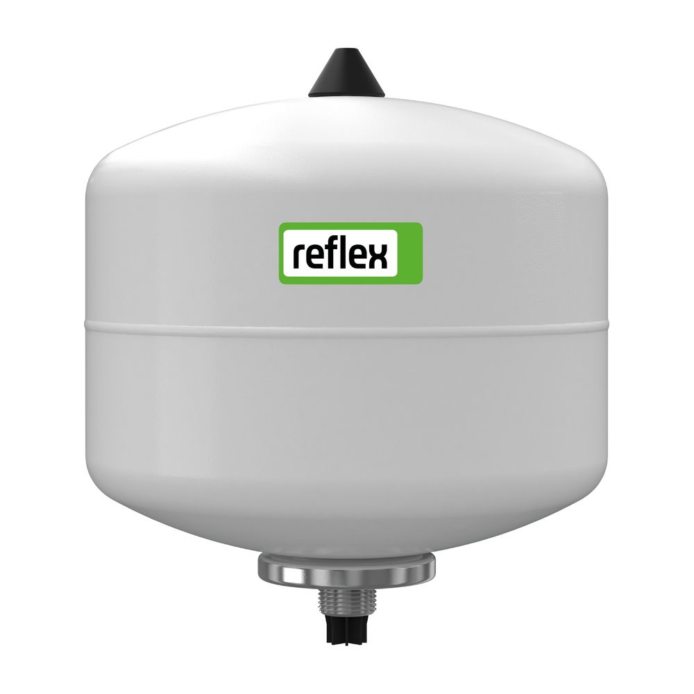 Reflex Refix DD 8 durchströmtes Membran-Druckausdehnungsgefäß weiß... REFLEX-7307700 4036705037153 (Abb. 1)