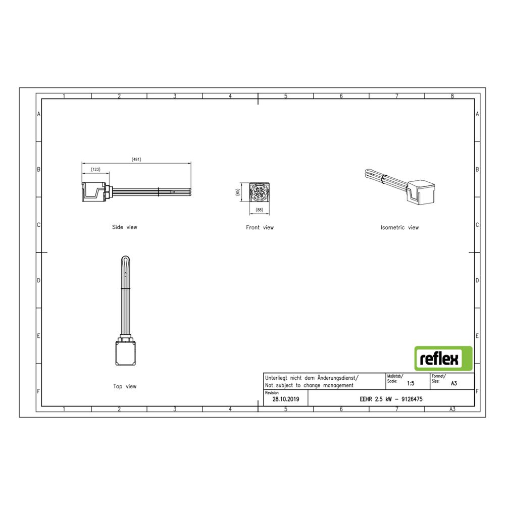 Reflex Einschraubheizkörper Storatherm EEHR 2,5kW... REFLEX-9126475 4036705159701 (Abb. 4)