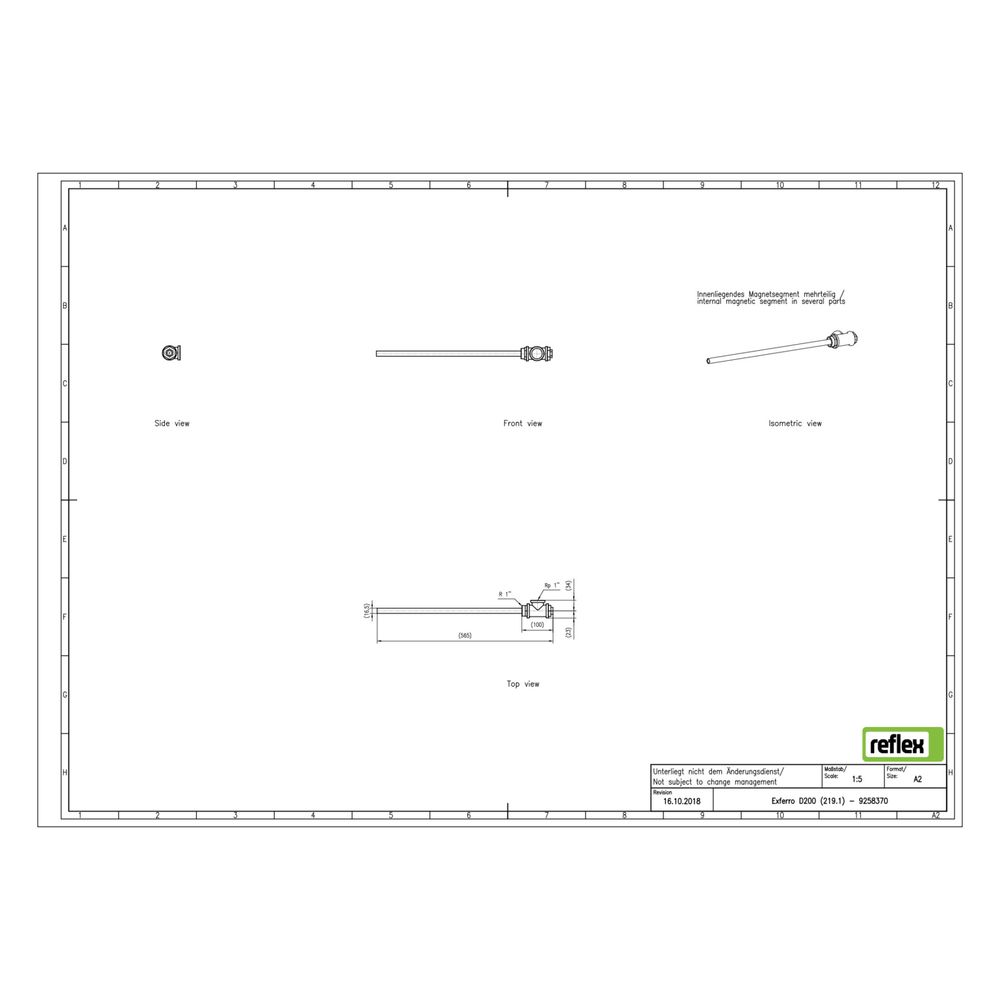 Reflex Exferro Dauermagnet, für Exdirt D und Extwin TW, DN 200... REFLEX-9258370 4036705167799 (Abb. 2)