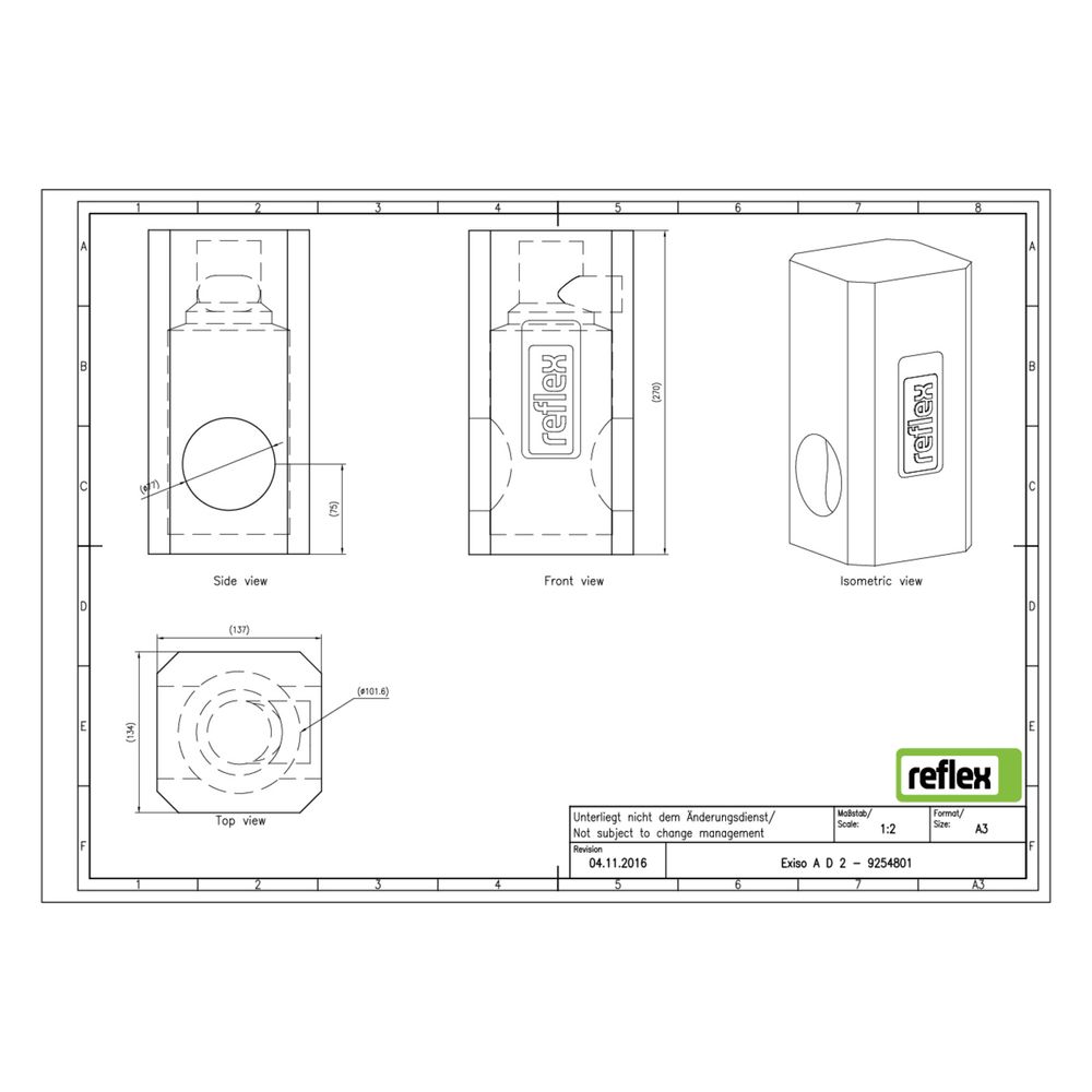 Reflex Exiso Wärmedämmung, für Exvoid A und Exdirt D, G 2"... REFLEX-9254801 4036705127373 (Abb. 6)