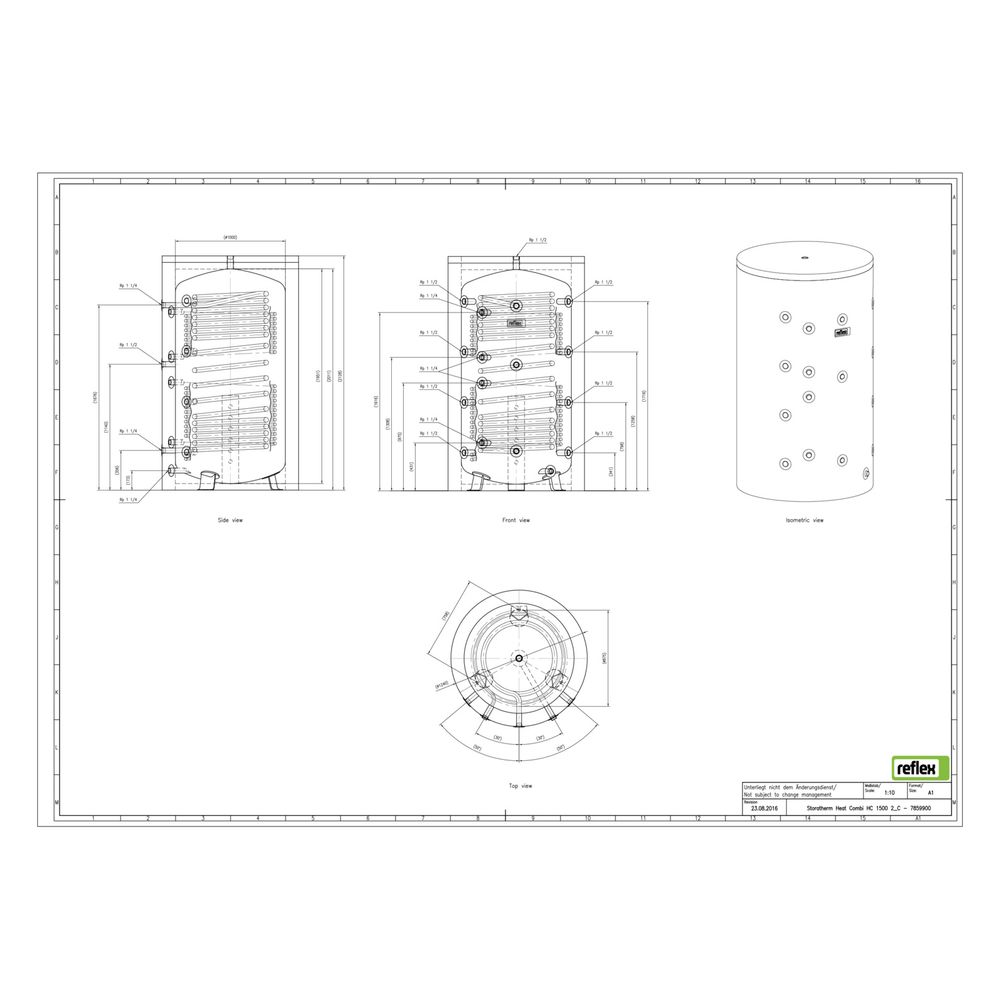 Reflex Storatherm Heat Combi HC 1500/2 C Wellrohrspeicher... REFLEX-7859900 4036705137969 (Abb. 3)