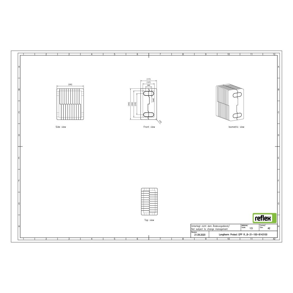Reflex Longtherm Wärmedämmung Protect EPP, für R_B-31-100... REFLEX-8143100 4036705225567 (Abb. 3)