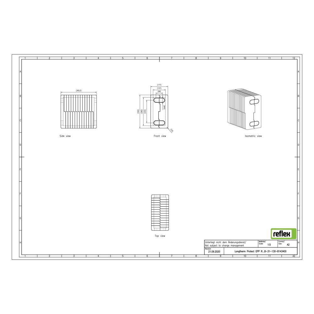 Reflex Longtherm Wärmedämmung Protect EPP, für R_B-31-130... REFLEX-8143400 4036705225598 (Abb. 3)