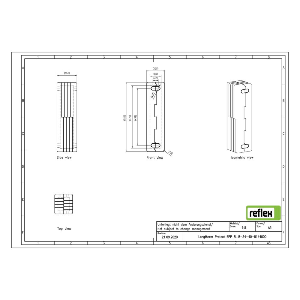 Reflex Longtherm Wärmedämmung Protect EPP, für R_B-34-40... REFLEX-8144000 4036705225659 (Abb. 3)