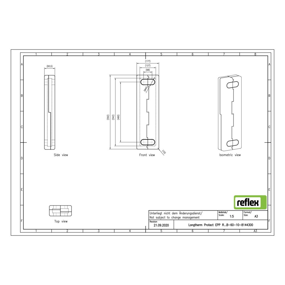 Reflex Longtherm Wärmedämmung Protect EPP, für R_B-60-10... REFLEX-8144300 4036705225680 (Abb. 3)