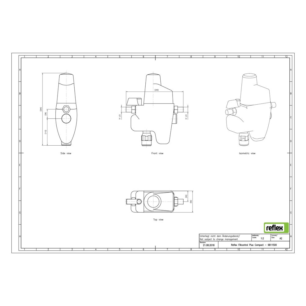 Reflex Fillcontrol Plus Compact Nachspeisesystem... REFLEX-6811500 4036705077425 (Abb. 3)