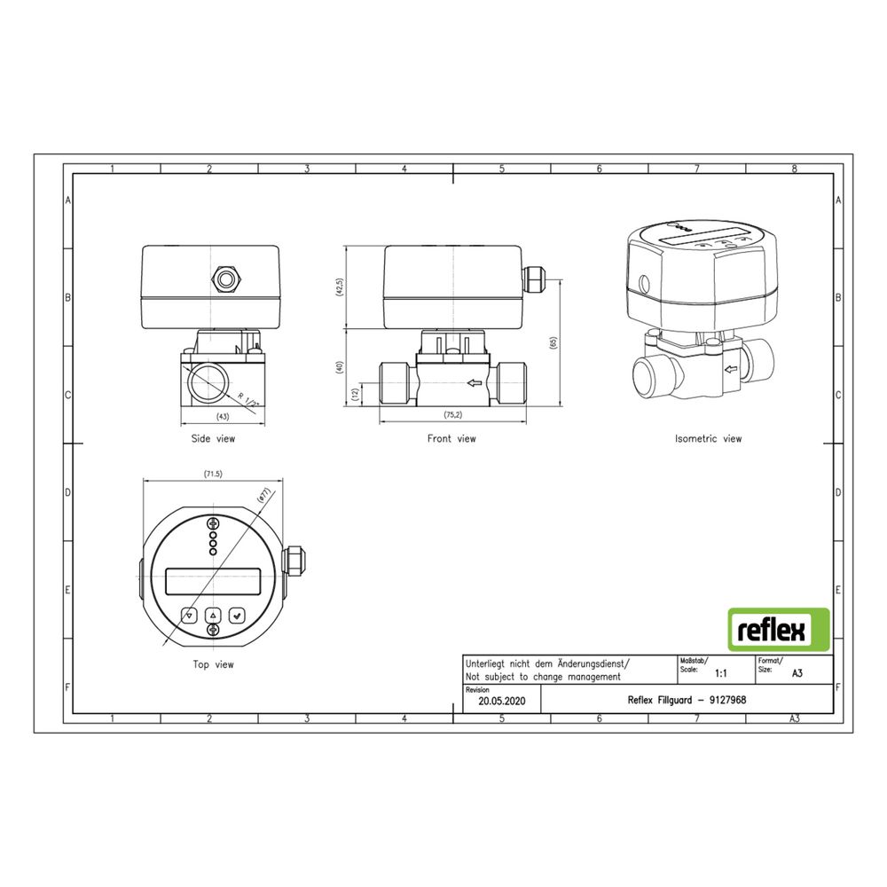 Reflex Fillguard Leitfähigkeitsensor für Reflex Fillsoft... REFLEX-9127968 4036705194078 (Abb. 2)