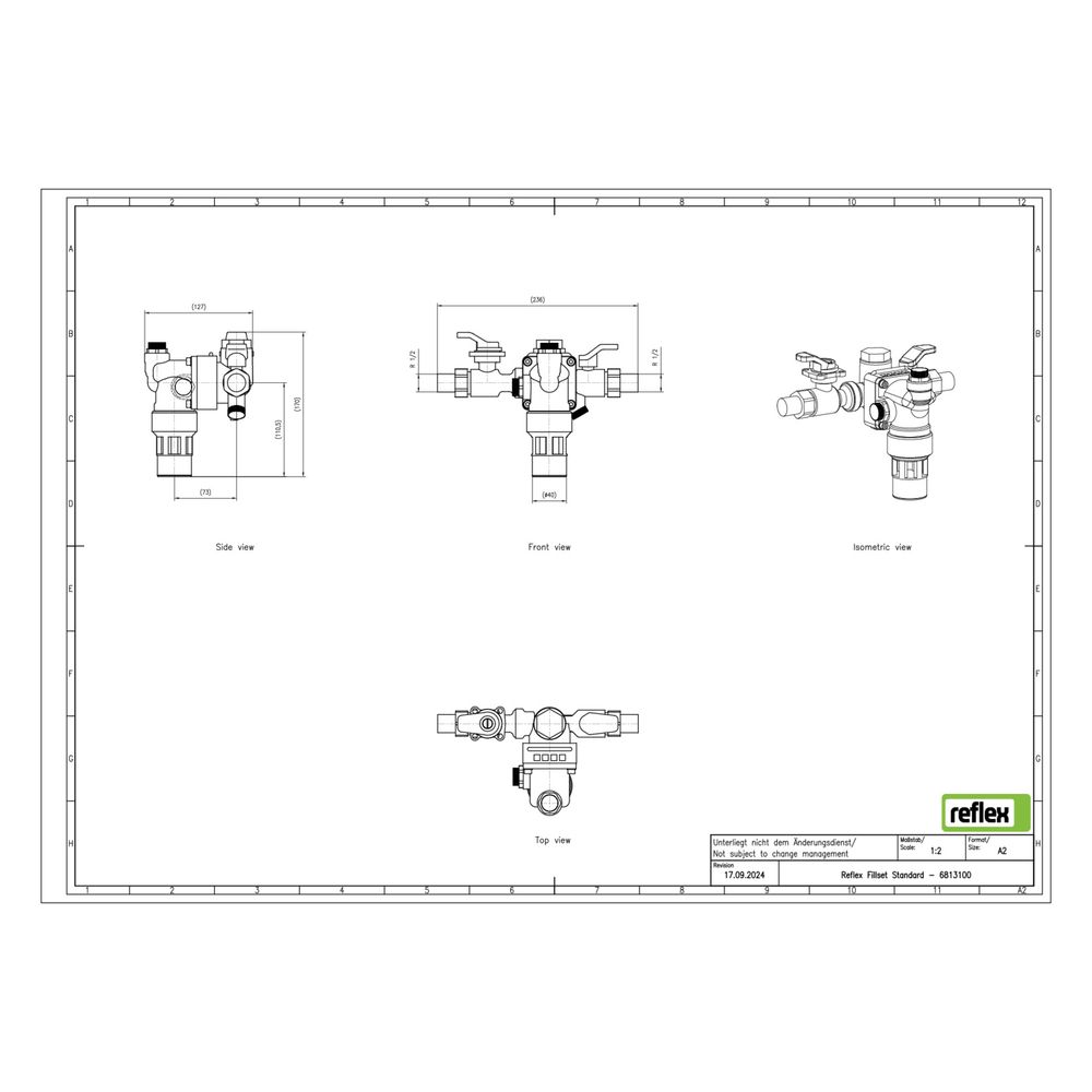 Reflex Fillset Nachspeisestation Standard, mit Systemtrenner... REFLEX-6813100 4036705577482 (Abb. 3)