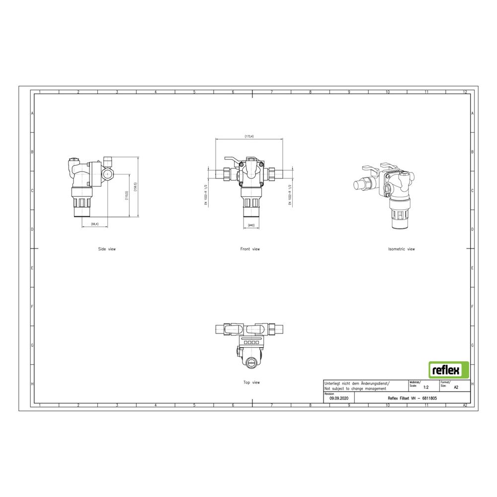Reflex Fillset Nachspeisestation Compact Twist, mit Systemtrenner... REFLEX-6811805 4036705225253 (Abb. 3)