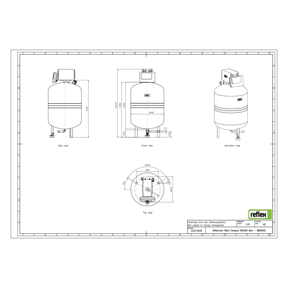 Reflex Reflexomat Silent Compact RSC 400 Kompressordruckhaltung... REFLEX-8800400 4036705158834 (Abb. 3)