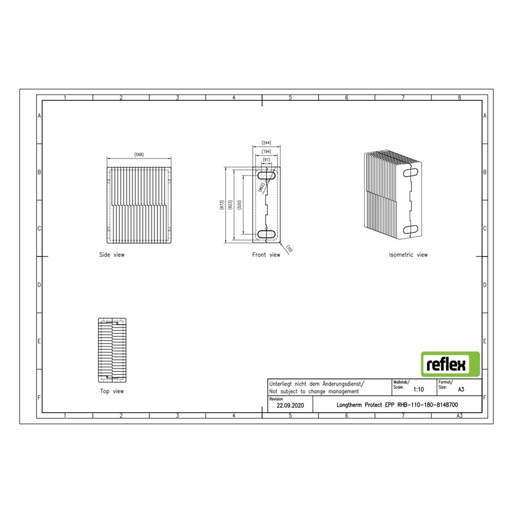 Reflex Longtherm Wärmedämmung Protect EPP, für RHB-110-180... REFLEX-8148700 4036705226120 (Abb. 3)