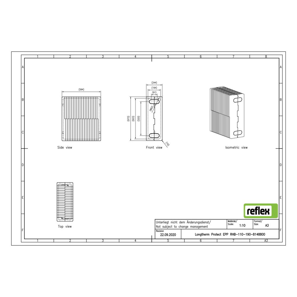Reflex Longtherm Wärmedämmung Protect EPP, für RHB-110-190... REFLEX-8148800 4036705226137 (Abb. 3)