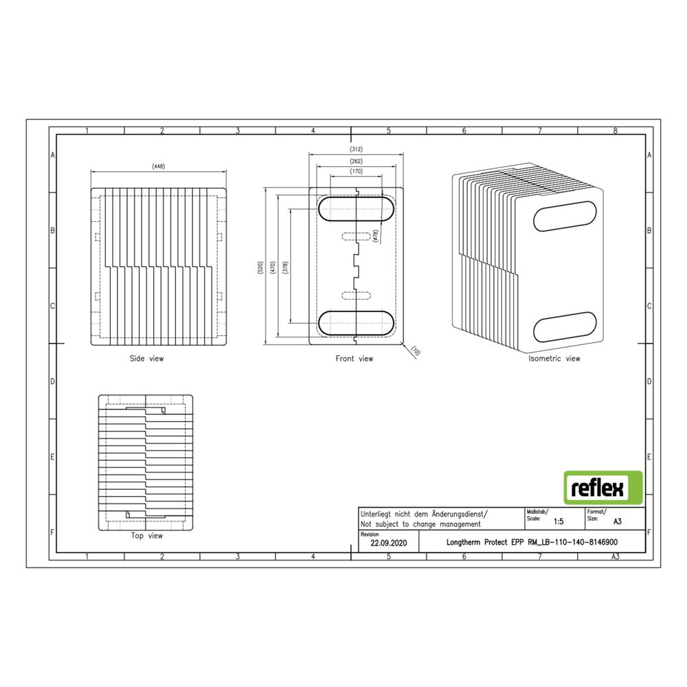 Reflex Longtherm Wärmedämmung Protect EPP, für R_B-110-140... REFLEX-8146900 4036705225949 (Abb. 3)