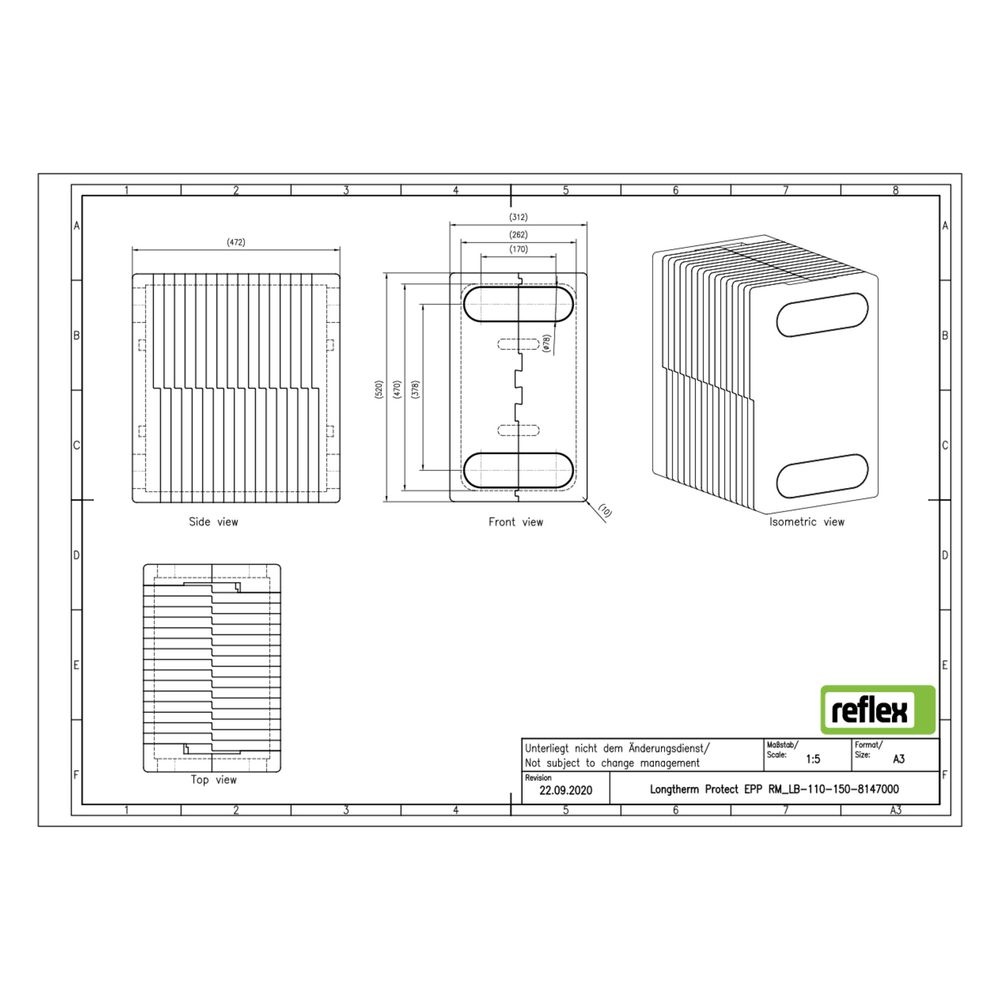 Reflex Longtherm Wärmedämmung Protect EPP, für R_B-110-150... REFLEX-8147000 4036705225956 (Abb. 3)