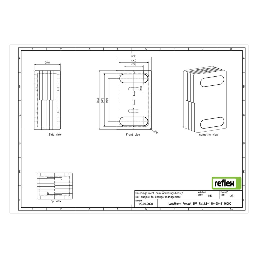 Reflex Longtherm Wärmedämmung Protect EPP, für R_B-110-50... REFLEX-8146000 4036705225857 (Abb. 3)