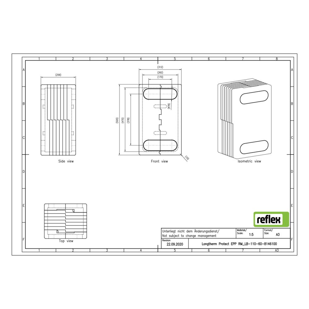 Reflex Longtherm Wärmedämmung Protect EPP, für R_B-110-60... REFLEX-8146100 4036705225864 (Abb. 3)