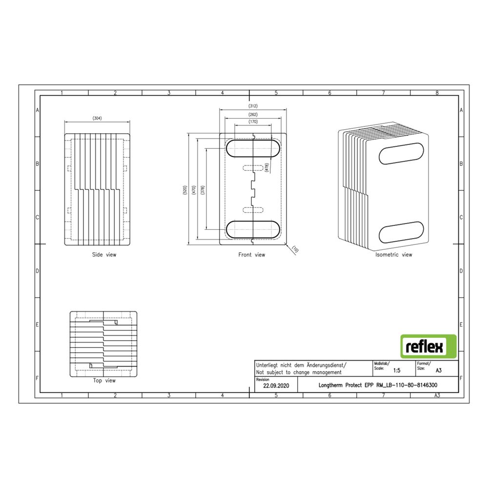 Reflex Longtherm Wärmedämmung Protect EPP, für R_B-110-80... REFLEX-8146300 4036705225888 (Abb. 3)