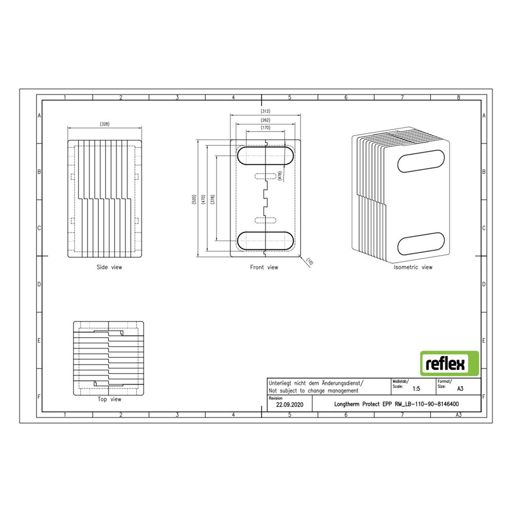Reflex Longtherm Wärmedämmung Protect EPP, für R_B-110-90... REFLEX-8146400 4036705225895 (Abb. 3)