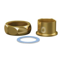 Reflex Longtherm Anschlussverschraubung G 3/4", mit Messinganlötende für Kupferrohr, 2 ... REFLEX-6761100 4036705056260 (Abb. 1)