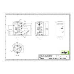 Reflex Storatherm Aqua AB 100/1 C Speicherwassererwärmer silber... REFLEX-7846400 4036705137853 (Abb. 1)